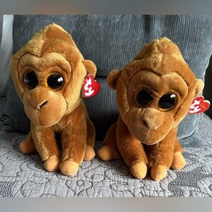 Two NWT TY Classic MONROE “the Orangutan” Medium